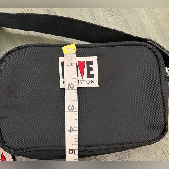 Brighton Black Crossbody with Red Heart Strap - Picture 9 of 9